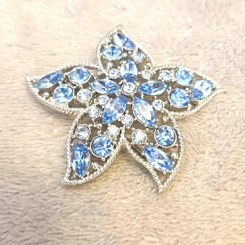 #515 Vintage Sarah Coventry Star Fire Brooch - Picture 7 of 7